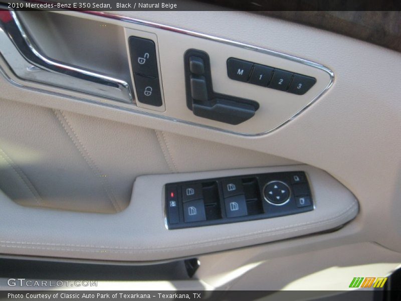 Black / Natural Beige 2010 Mercedes-Benz E 350 Sedan