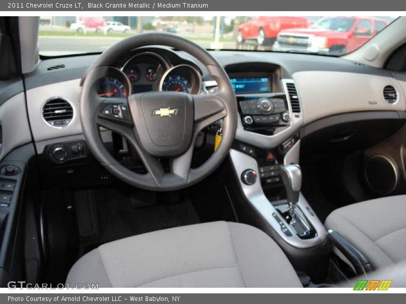 Black Granite Metallic / Medium Titanium 2011 Chevrolet Cruze LT