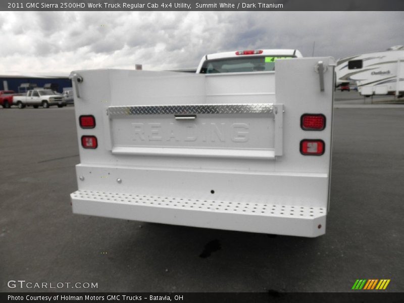 Summit White / Dark Titanium 2011 GMC Sierra 2500HD Work Truck Regular Cab 4x4 Utility