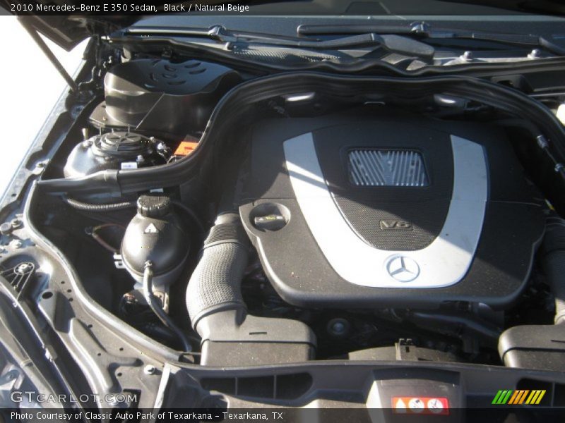 Black / Natural Beige 2010 Mercedes-Benz E 350 Sedan