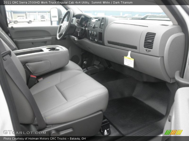 Summit White / Dark Titanium 2011 GMC Sierra 2500HD Work Truck Regular Cab 4x4 Utility