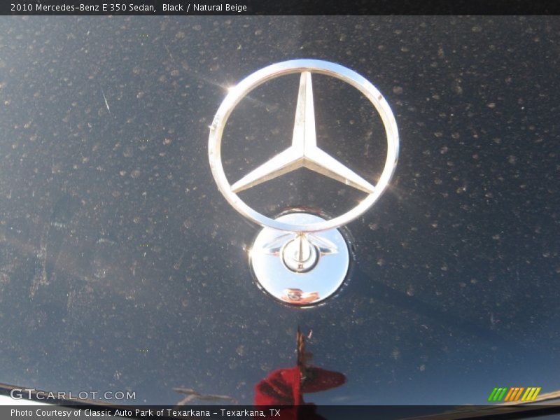 Black / Natural Beige 2010 Mercedes-Benz E 350 Sedan