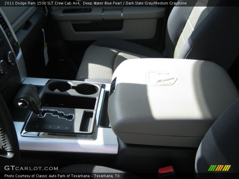 Deep Water Blue Pearl / Dark Slate Gray/Medium Graystone 2011 Dodge Ram 1500 SLT Crew Cab 4x4