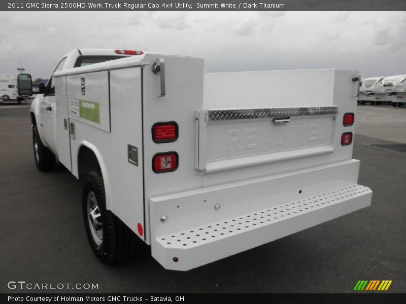 Summit White / Dark Titanium 2011 GMC Sierra 2500HD Work Truck Regular Cab 4x4 Utility