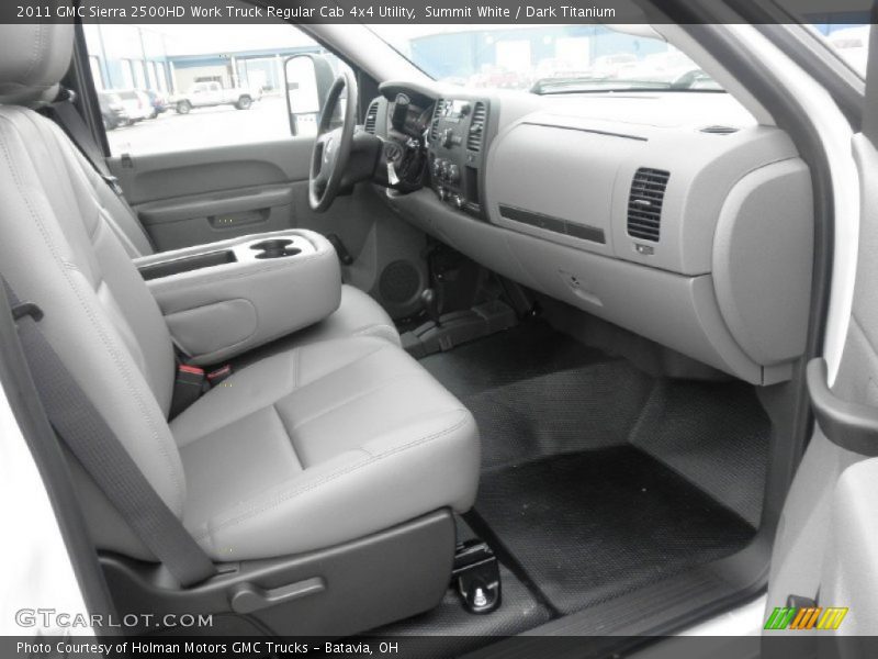 Summit White / Dark Titanium 2011 GMC Sierra 2500HD Work Truck Regular Cab 4x4 Utility