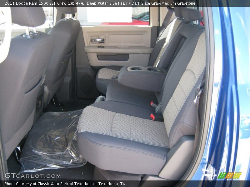 Deep Water Blue Pearl / Dark Slate Gray/Medium Graystone 2011 Dodge Ram 1500 SLT Crew Cab 4x4