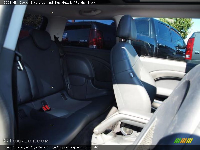Indi Blue Metallic / Panther Black 2003 Mini Cooper S Hardtop