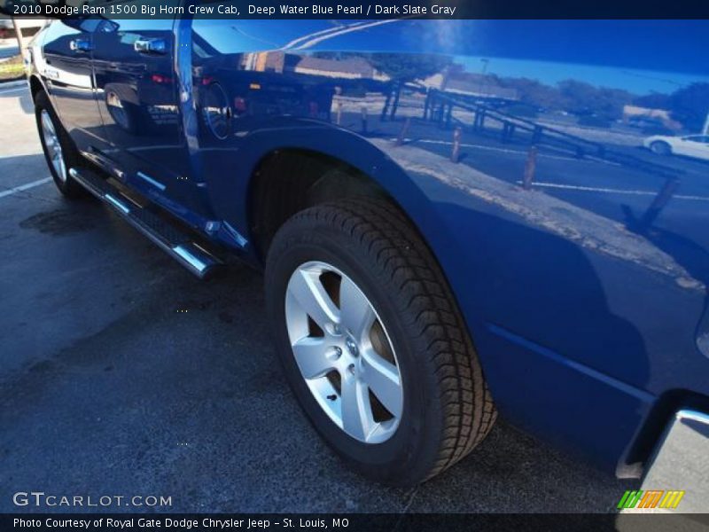 Deep Water Blue Pearl / Dark Slate Gray 2010 Dodge Ram 1500 Big Horn Crew Cab