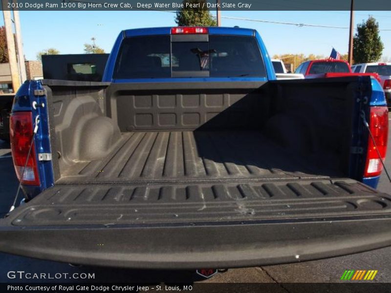 Deep Water Blue Pearl / Dark Slate Gray 2010 Dodge Ram 1500 Big Horn Crew Cab