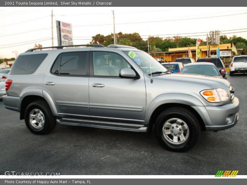 Silver Sky Metallic / Charcoal 2001 Toyota Sequoia Limited