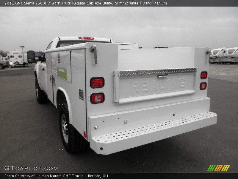 Summit White / Dark Titanium 2011 GMC Sierra 2500HD Work Truck Regular Cab 4x4 Utility