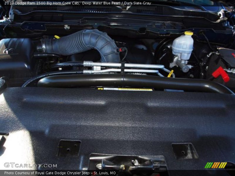 Deep Water Blue Pearl / Dark Slate Gray 2010 Dodge Ram 1500 Big Horn Crew Cab