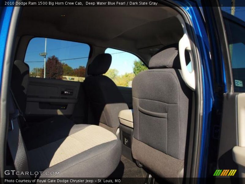 Deep Water Blue Pearl / Dark Slate Gray 2010 Dodge Ram 1500 Big Horn Crew Cab