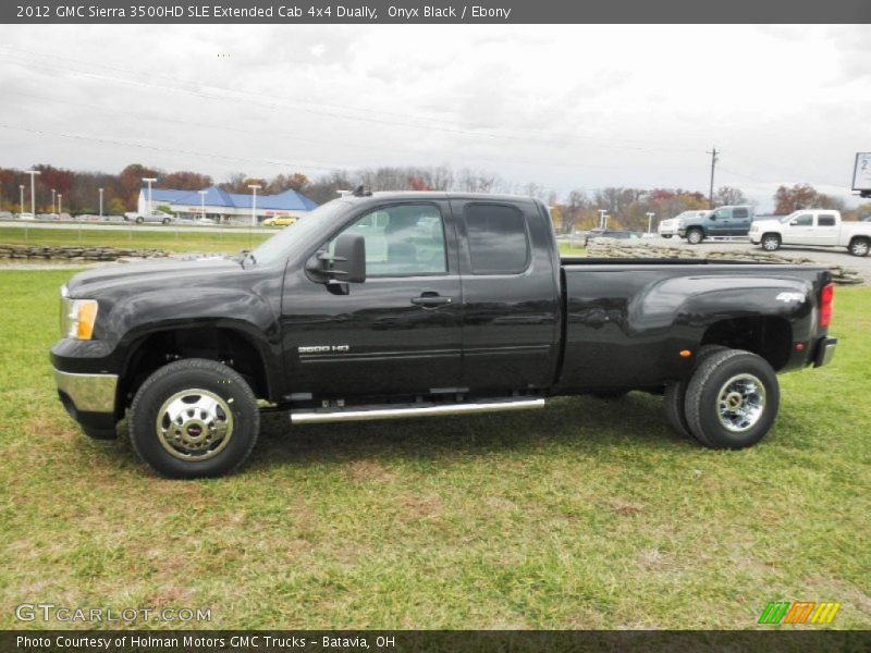  2012 Sierra 3500HD SLE Extended Cab 4x4 Dually Onyx Black