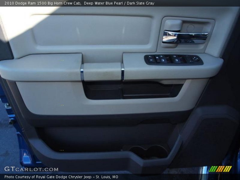 Deep Water Blue Pearl / Dark Slate Gray 2010 Dodge Ram 1500 Big Horn Crew Cab