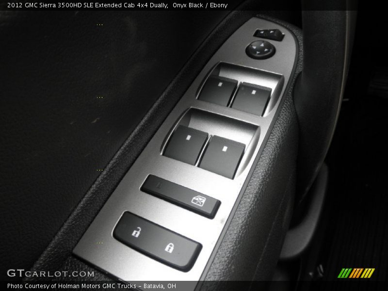 Onyx Black / Ebony 2012 GMC Sierra 3500HD SLE Extended Cab 4x4 Dually