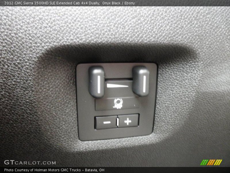 Onyx Black / Ebony 2012 GMC Sierra 3500HD SLE Extended Cab 4x4 Dually