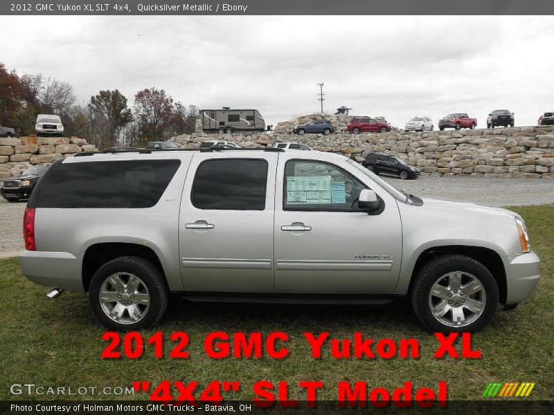 Quicksilver Metallic / Ebony 2012 GMC Yukon XL SLT 4x4