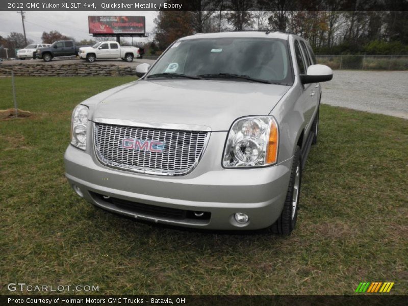 Quicksilver Metallic / Ebony 2012 GMC Yukon XL SLT 4x4