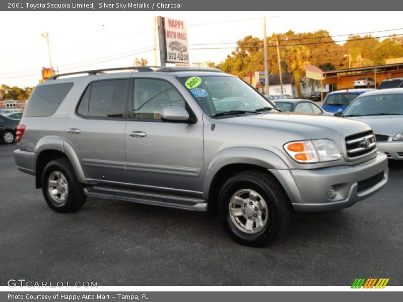 Silver Sky Metallic / Charcoal 2001 Toyota Sequoia Limited