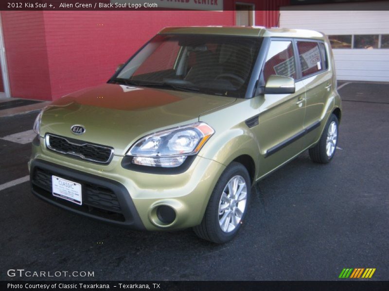 Alien Green / Black Soul Logo Cloth 2012 Kia Soul +
