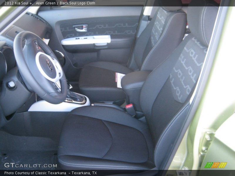 Alien Green / Black Soul Logo Cloth 2012 Kia Soul +