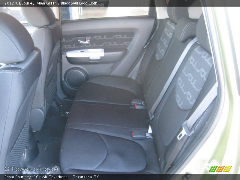 Alien Green / Black Soul Logo Cloth 2012 Kia Soul +