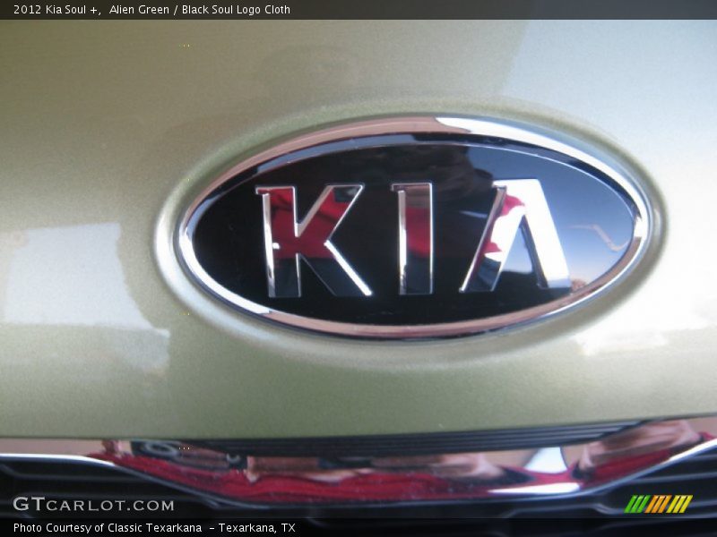 Alien Green / Black Soul Logo Cloth 2012 Kia Soul +
