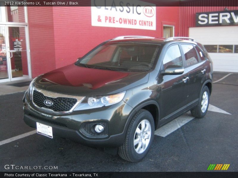 Tuscan Olive / Black 2012 Kia Sorento LX