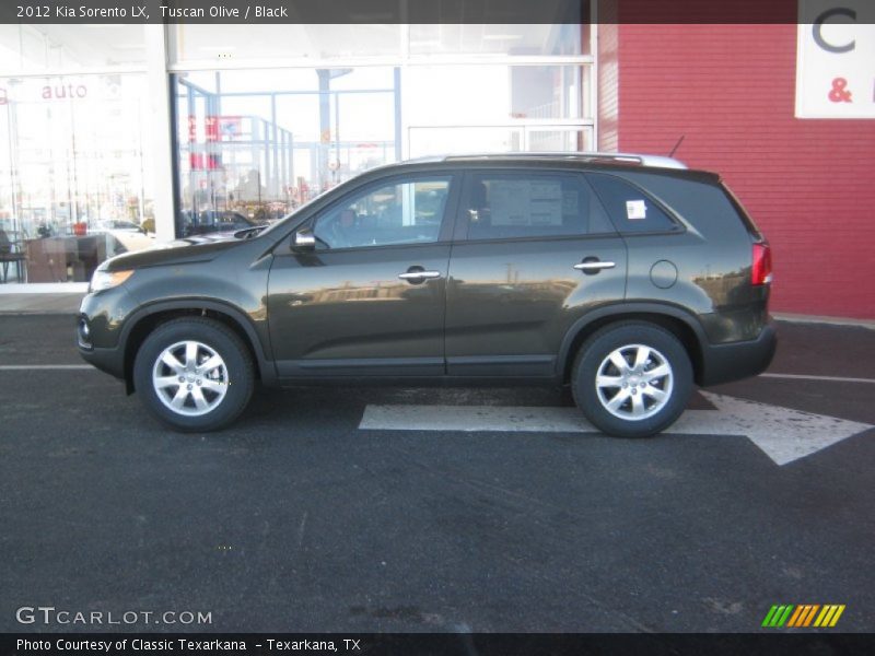 Tuscan Olive / Black 2012 Kia Sorento LX