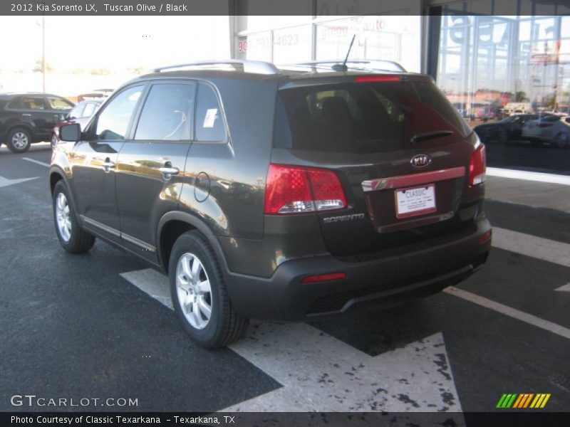 Tuscan Olive / Black 2012 Kia Sorento LX