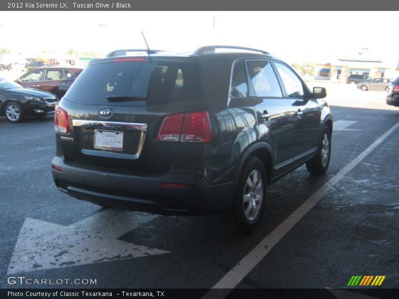 Tuscan Olive / Black 2012 Kia Sorento LX