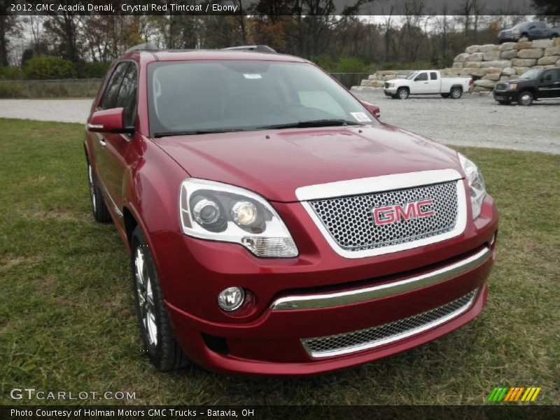 Crystal Red Tintcoat / Ebony 2012 GMC Acadia Denali
