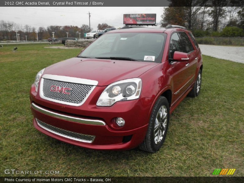 Crystal Red Tintcoat / Ebony 2012 GMC Acadia Denali