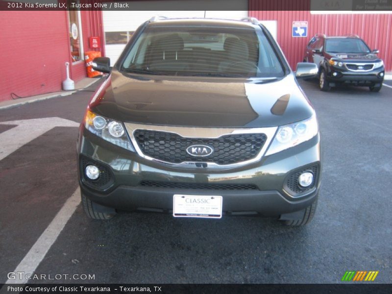 Tuscan Olive / Black 2012 Kia Sorento LX