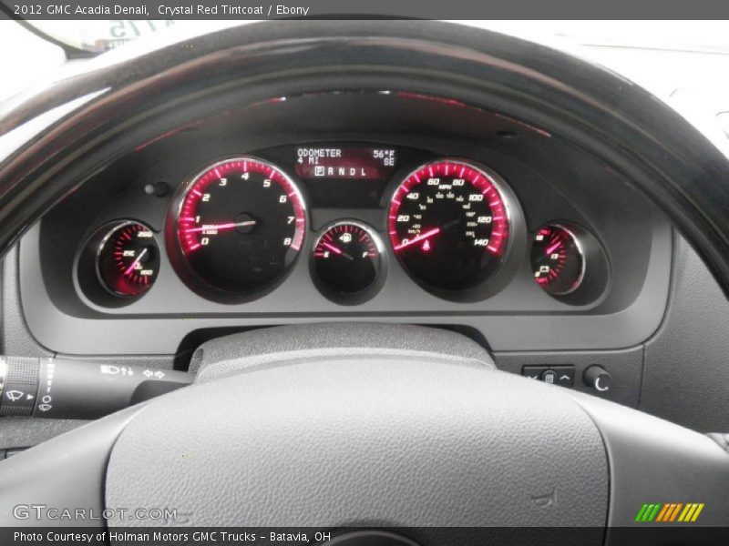 Crystal Red Tintcoat / Ebony 2012 GMC Acadia Denali