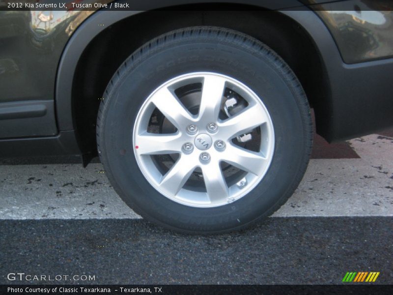 Tuscan Olive / Black 2012 Kia Sorento LX