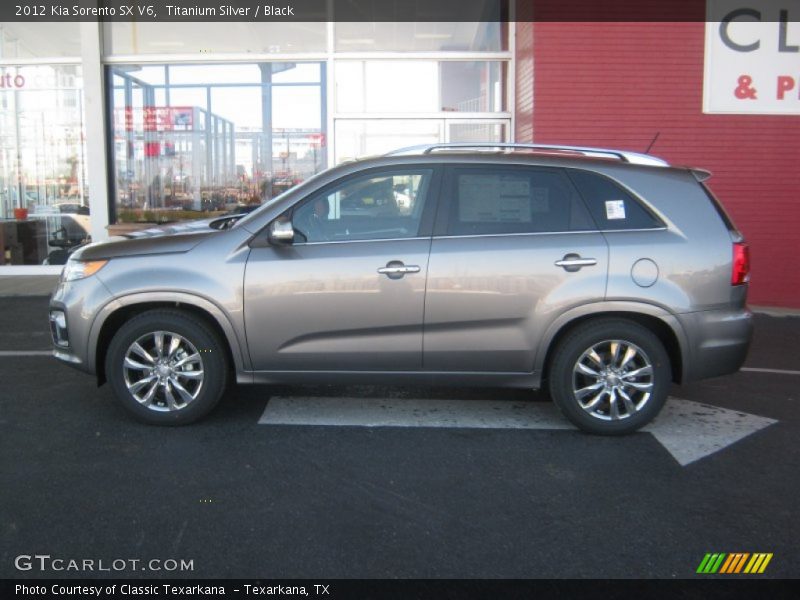 Titanium Silver / Black 2012 Kia Sorento SX V6