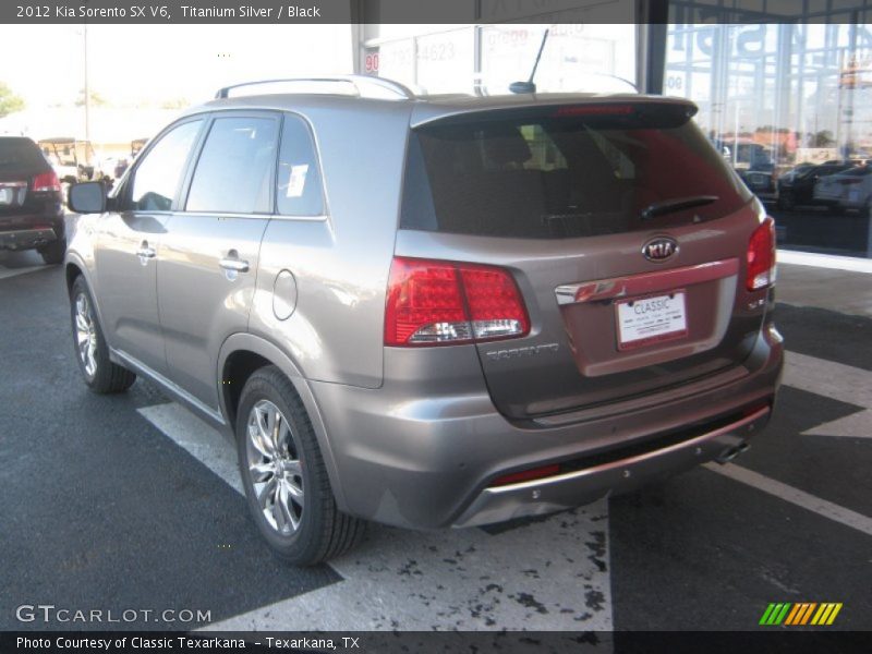 Titanium Silver / Black 2012 Kia Sorento SX V6