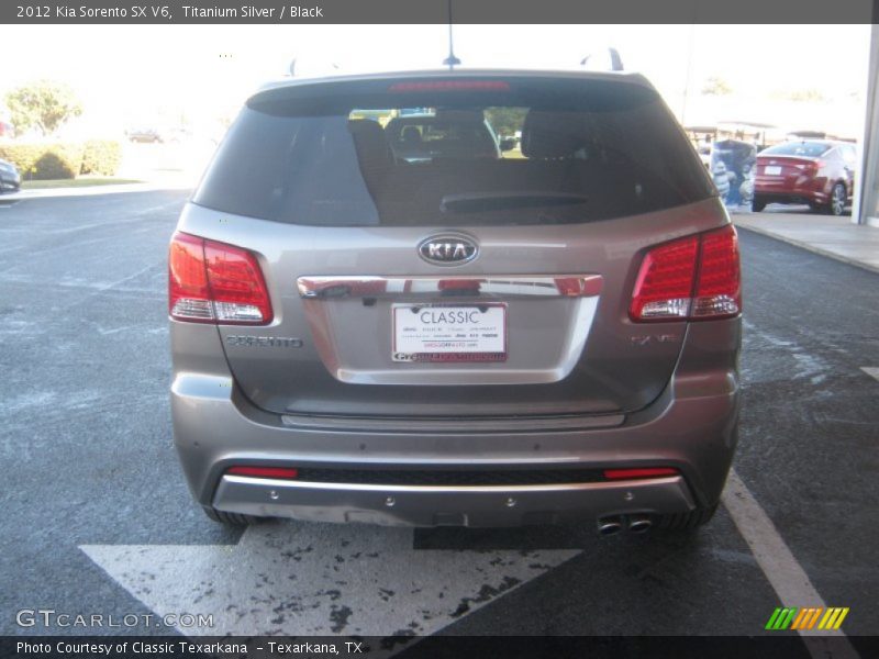 Titanium Silver / Black 2012 Kia Sorento SX V6