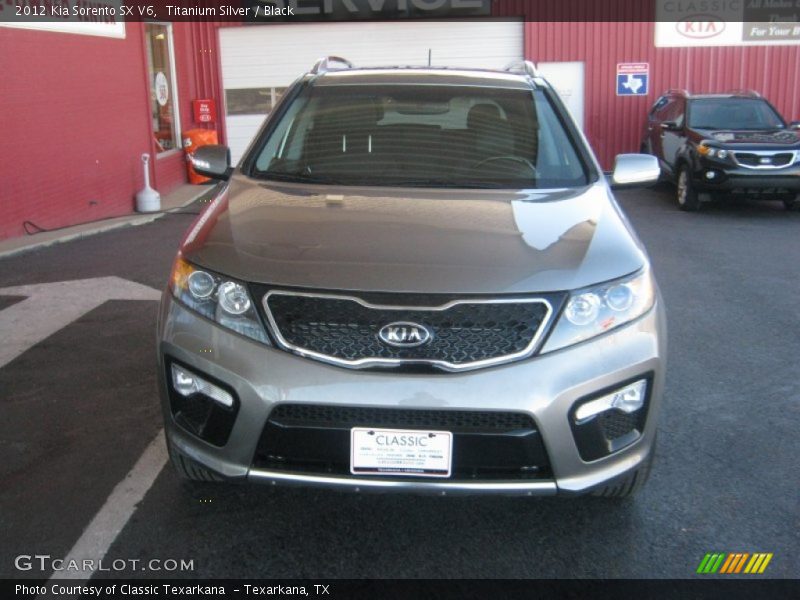Titanium Silver / Black 2012 Kia Sorento SX V6