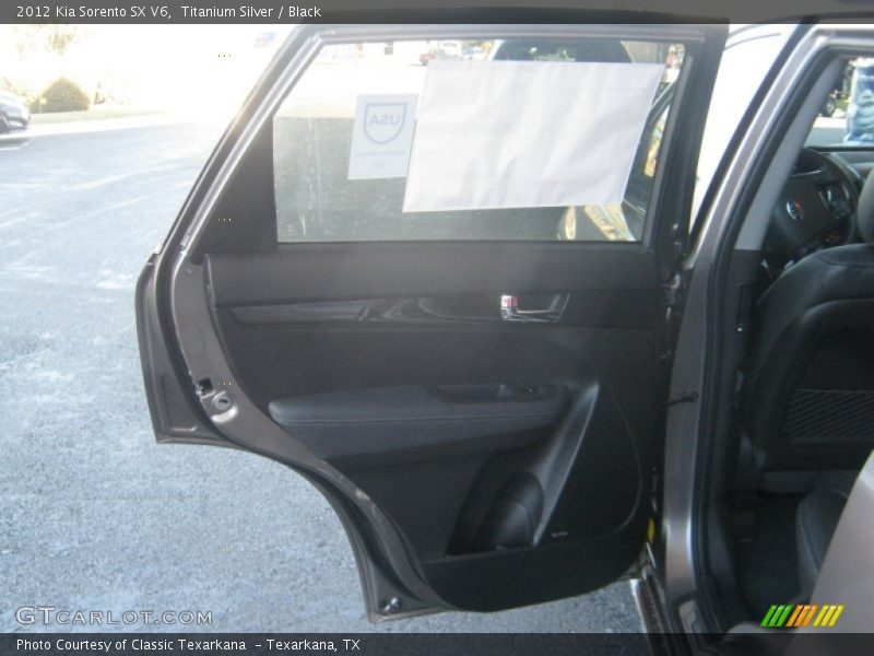 Titanium Silver / Black 2012 Kia Sorento SX V6