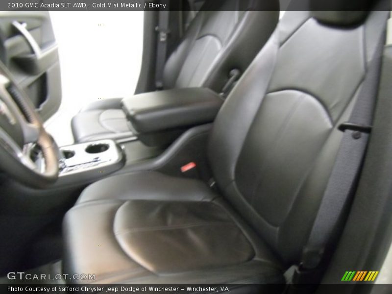 Gold Mist Metallic / Ebony 2010 GMC Acadia SLT AWD