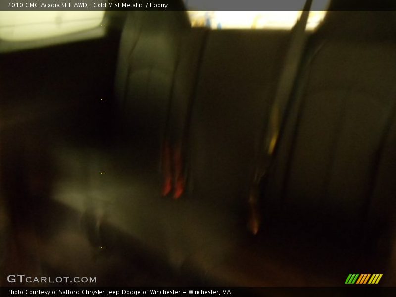 Gold Mist Metallic / Ebony 2010 GMC Acadia SLT AWD