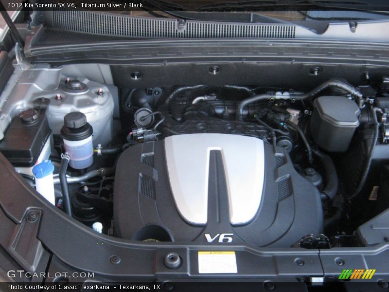 Titanium Silver / Black 2012 Kia Sorento SX V6