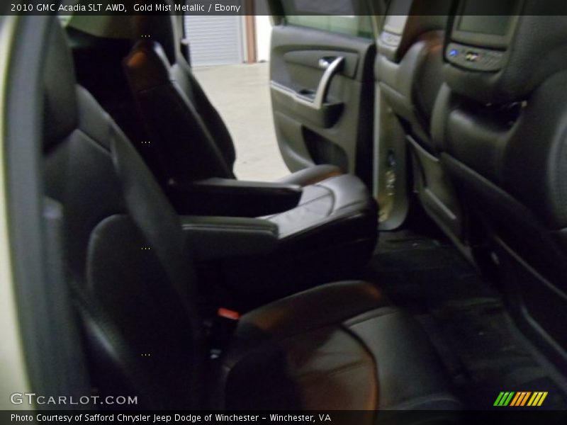 Gold Mist Metallic / Ebony 2010 GMC Acadia SLT AWD