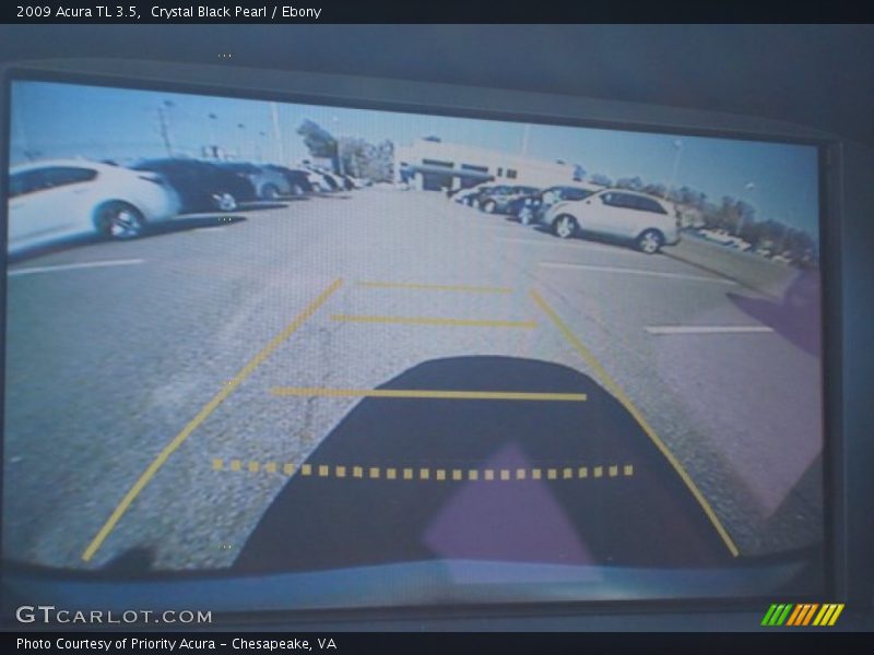 Crystal Black Pearl / Ebony 2009 Acura TL 3.5