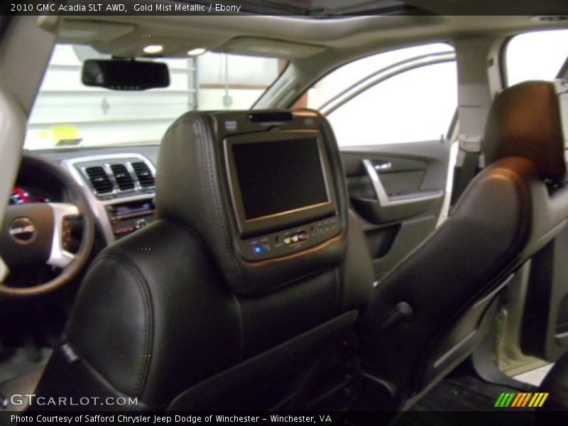 Gold Mist Metallic / Ebony 2010 GMC Acadia SLT AWD