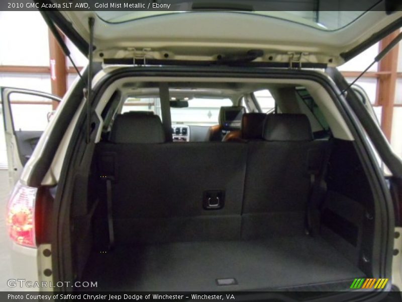 Gold Mist Metallic / Ebony 2010 GMC Acadia SLT AWD