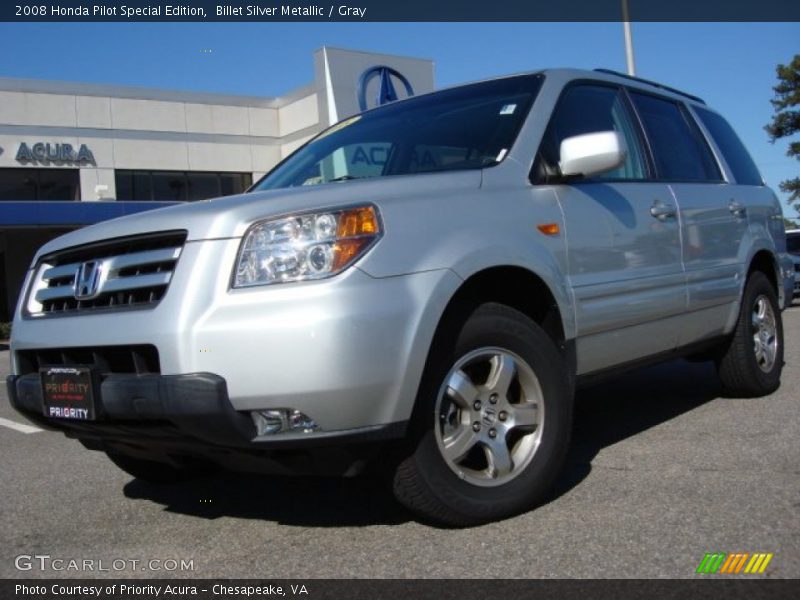 Billet Silver Metallic / Gray 2008 Honda Pilot Special Edition